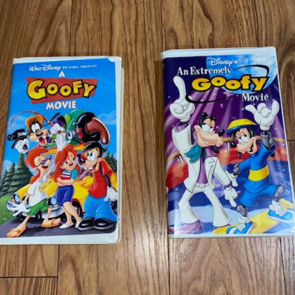A Goofy Movie & An Extremely Goofy Movie VHS